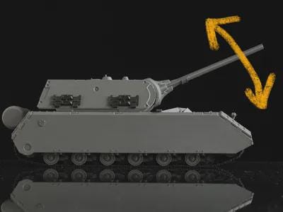 1:35 Scale Panzer VIII Maus Super Heavy Tank