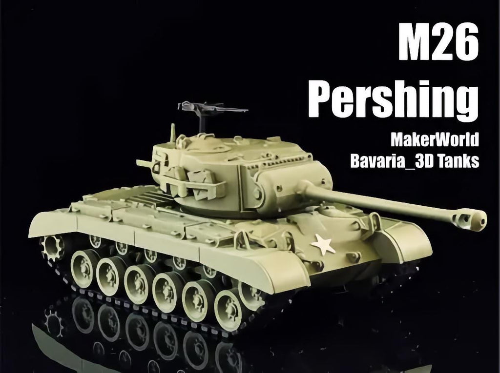 1:35 Scale M26 Pershing Tank United States Army