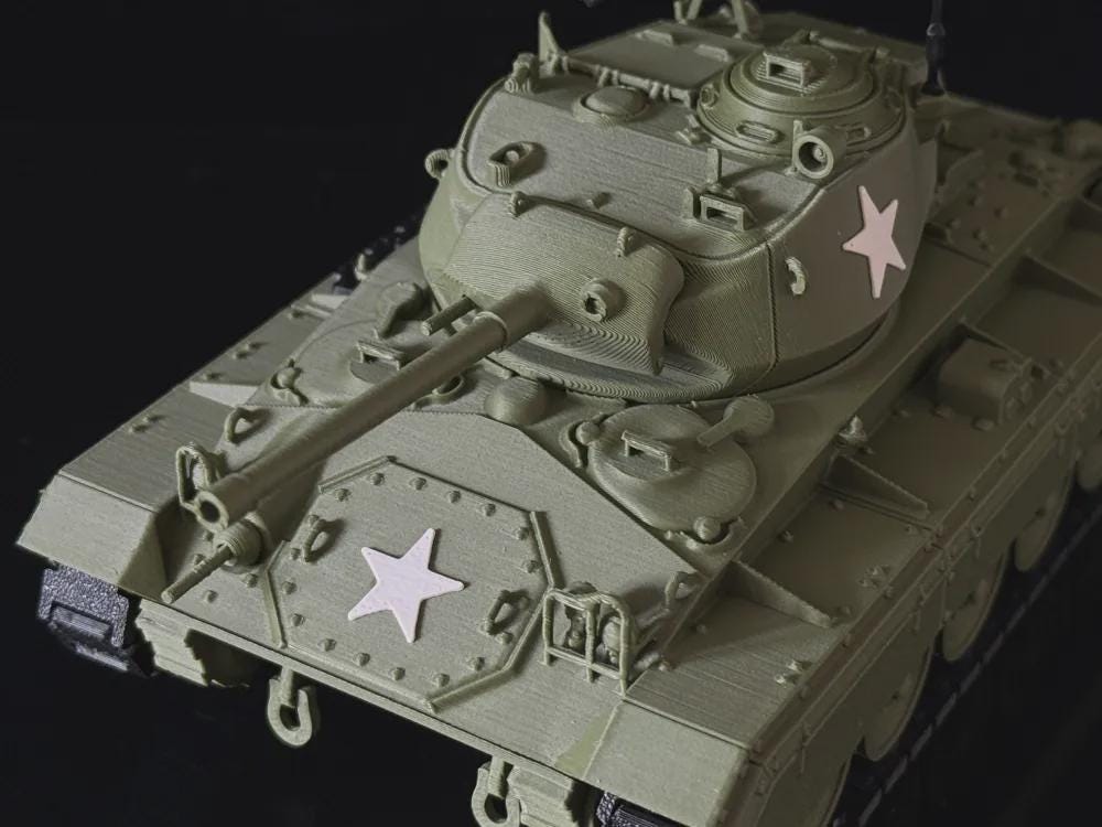 1:35 Scale M24 Chaffee Light Tank United States