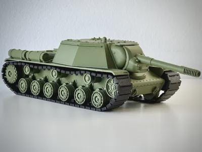 1:35 Scale SU-152 Self-Propelled Heavy Howitzer