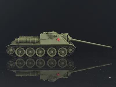 1:35 Scale SU-100 Tank Destroyer T34 Modular Kit