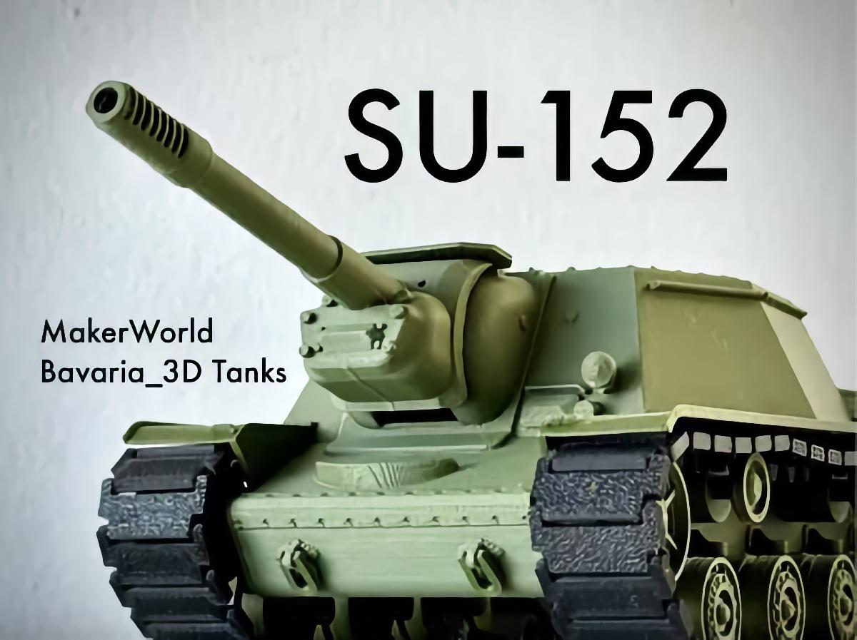 1:35 Scale SU-152 Self-Propelled Heavy Howitzer