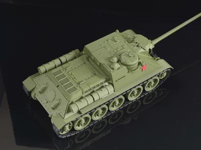 1:35 Scale SU-100 Tank Destroyer T34 Modular Kit