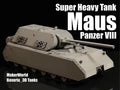 1:35 Scale Panzer VIII Maus Super Heavy Tank