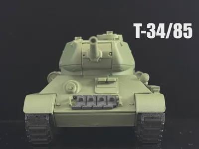 1:35 Scale T‑34 Tank Magnetic Modular Platform