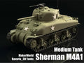 1:35 Scale Sherman M4A1 Medium Tank United States Army
