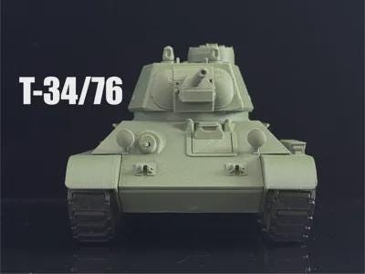 1:35 Scale T‑34 Tank Magnetic Modular Platform