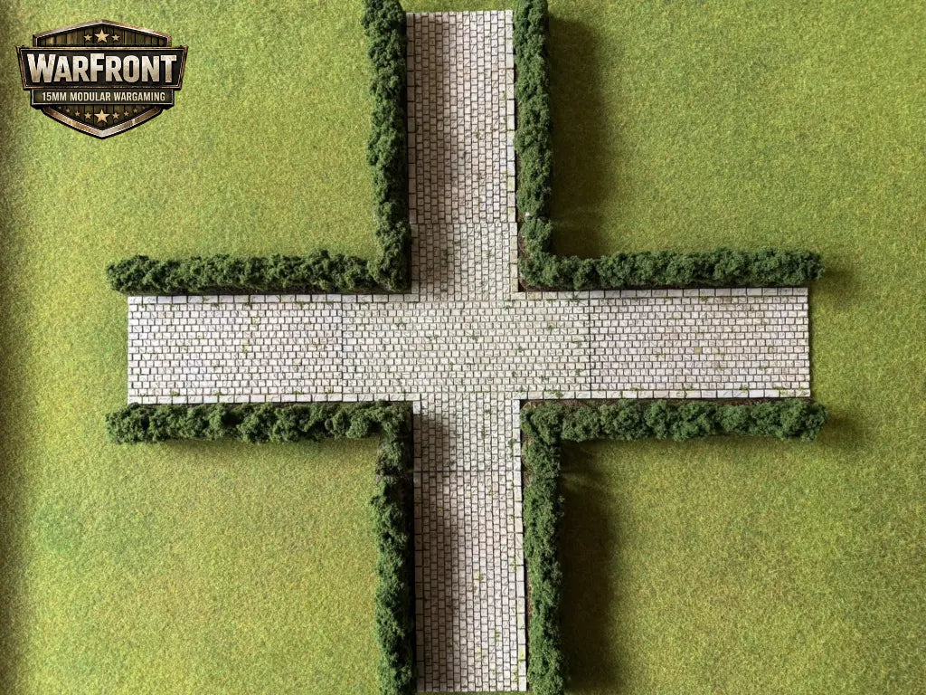 WarFront Bocage 15cm Straight with a Gate