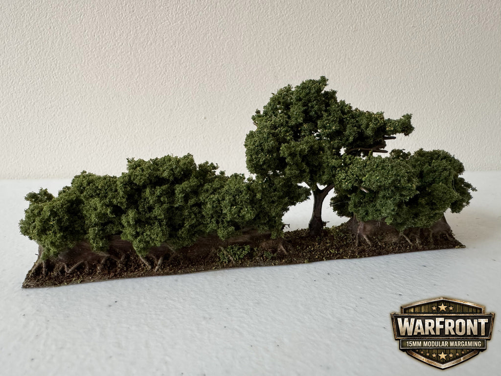 WarFront Bocage 15cm Straight with a Tree Space