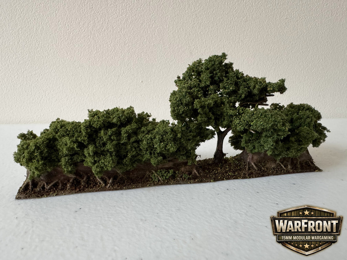 WarFront Bocage 15cm Straight with a Tree Space