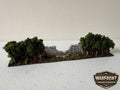 WarFront Bocage 15cm Straight with a Damaged Wall