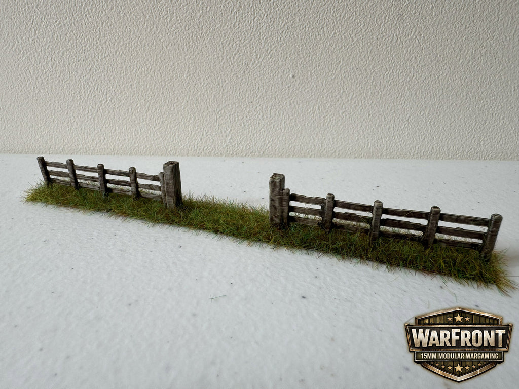 WarFront Fence 15cm Straight with a Gap