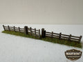WarFront Fence 15cm Straight with a Gate