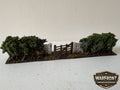 WarFront Bocage 15cm Straight with a Gate