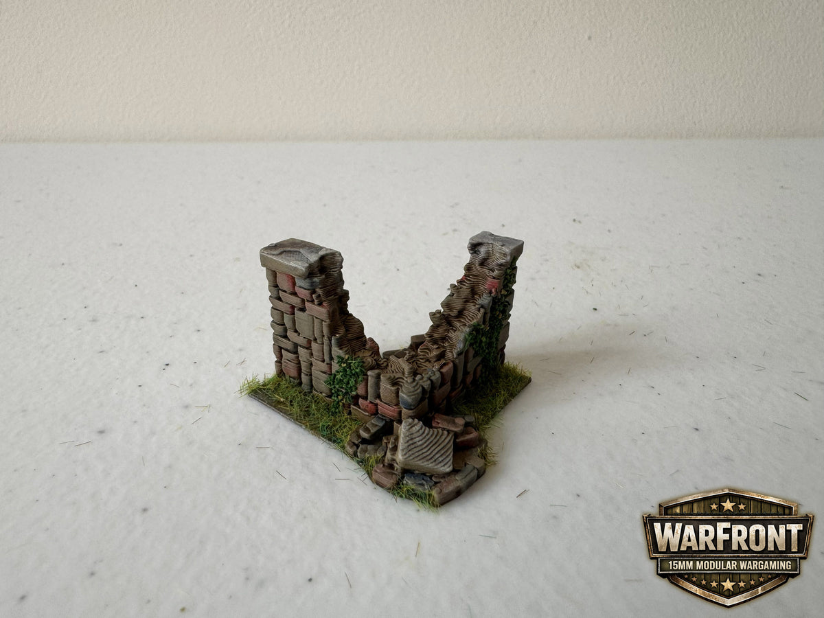 WarFront Farmstead 90º Corner Wall