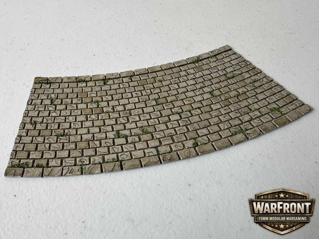 WarFront Cobbled Roads 30º Corner