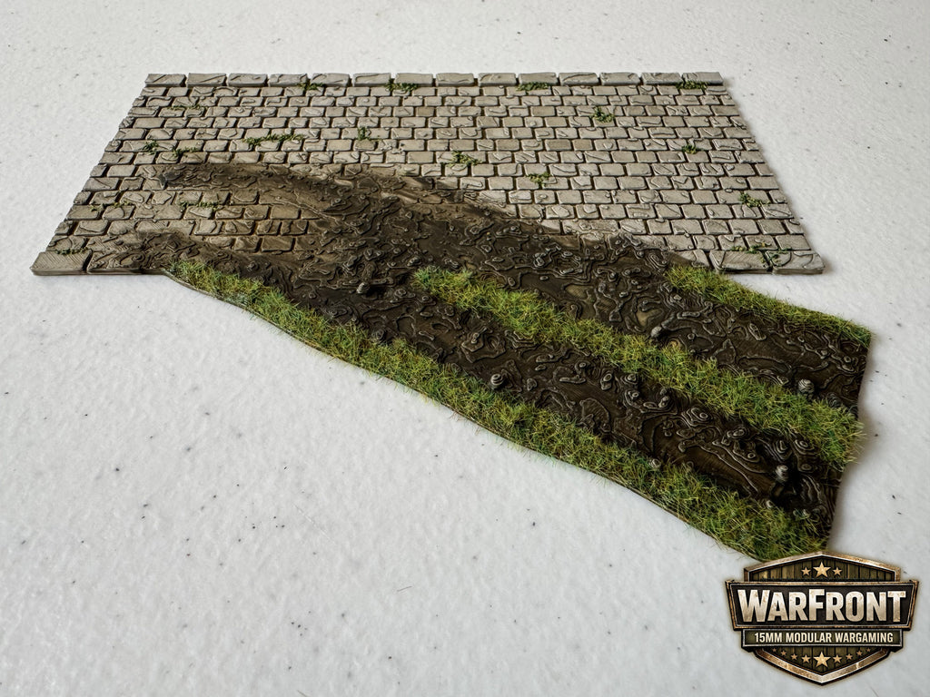 WarFront Cobbled Roads Right Hand Dirt Connector