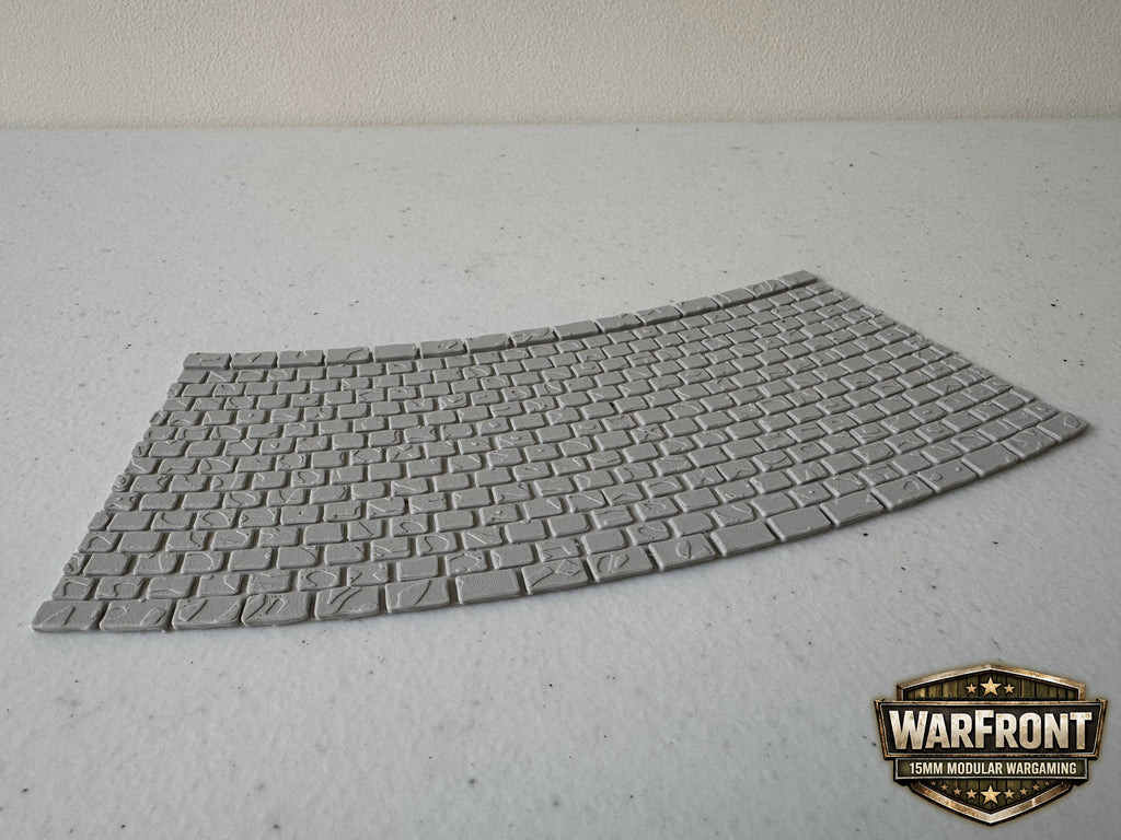 WarFront Cobbled Roads 30º Corner