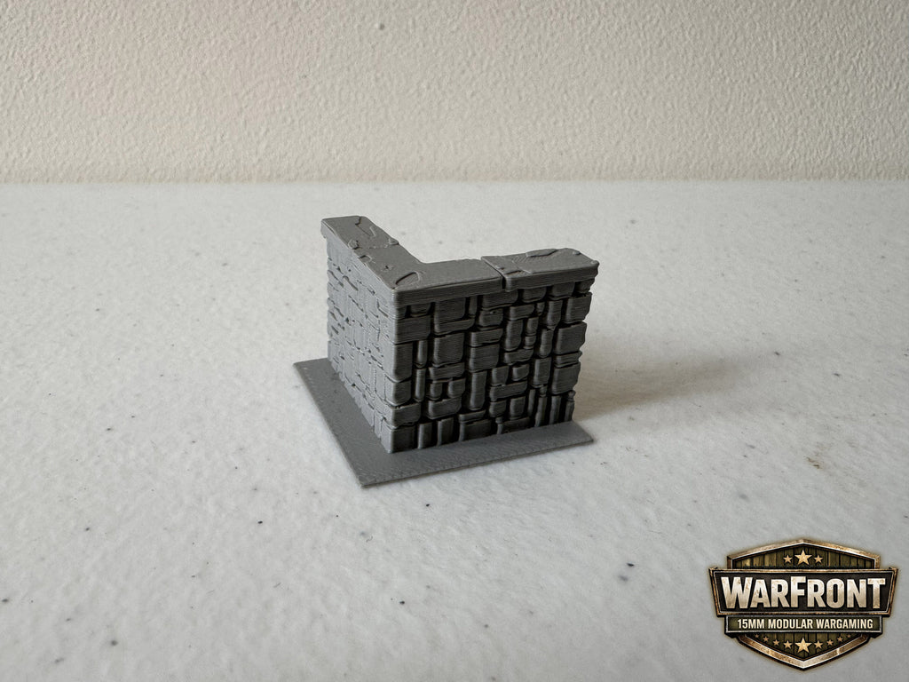 WarFront Farmstead 90º Corner Wall