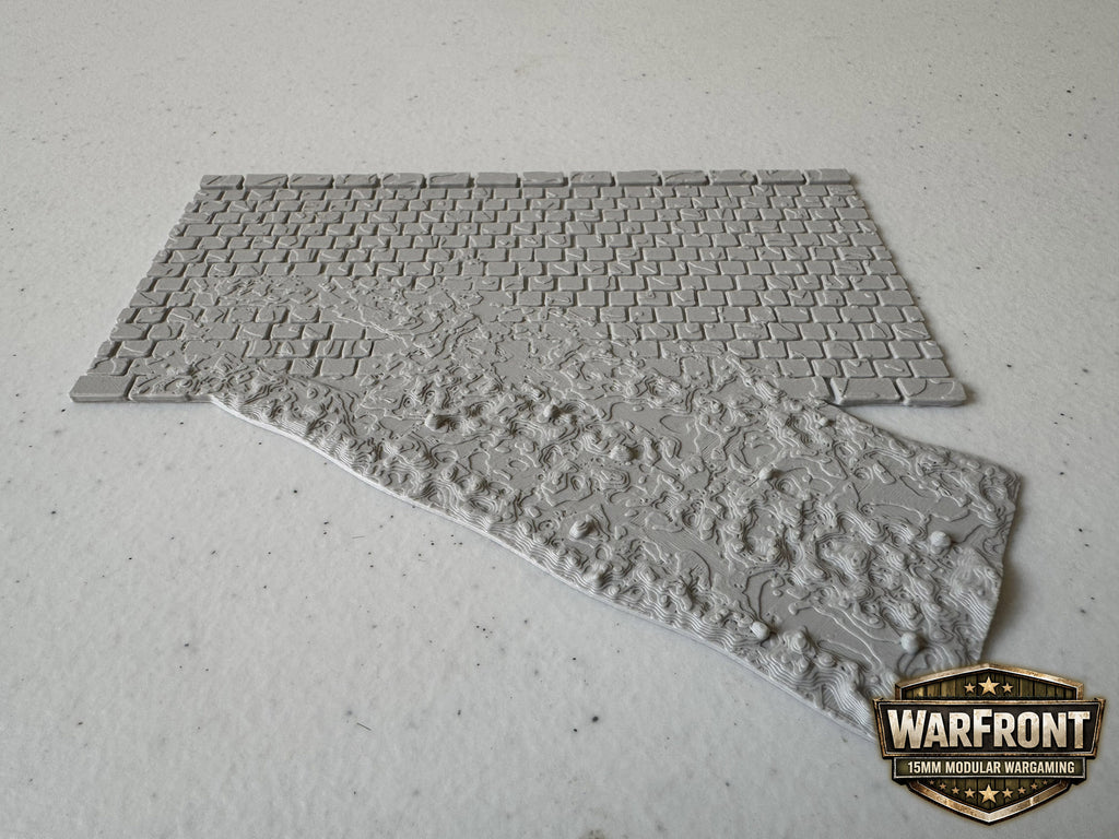 WarFront Cobbled Roads Right Hand Dirt Connector