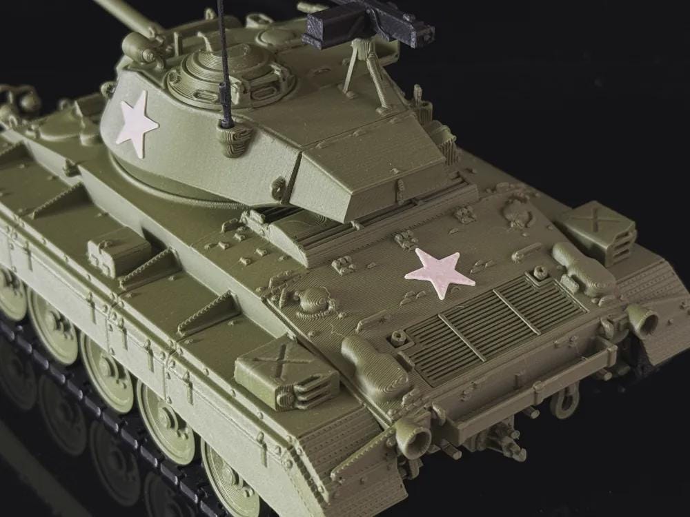 1:35 Scale M24 Chaffee Light Tank United States