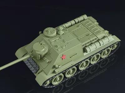 1:35 Scale SU-100 Tank Destroyer T34 Modular Kit