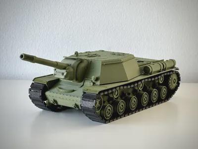 1:35 Scale SU-152 Self-Propelled Heavy Howitzer