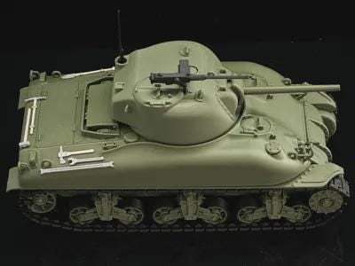 1:35 Scale Sherman M4A1 Medium Tank United States Army