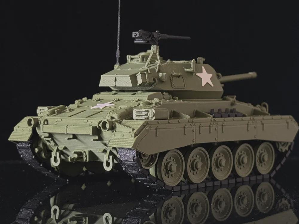 1:35 Scale M24 Chaffee Light Tank United States